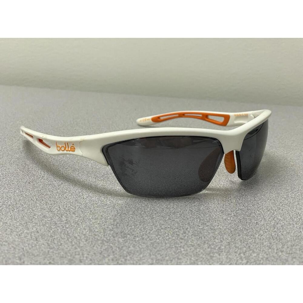 Bolle Dr/He/Bo/Te 70508 White Orange Wrap Cycling Glasses Sunglasses FRAMES ONLY